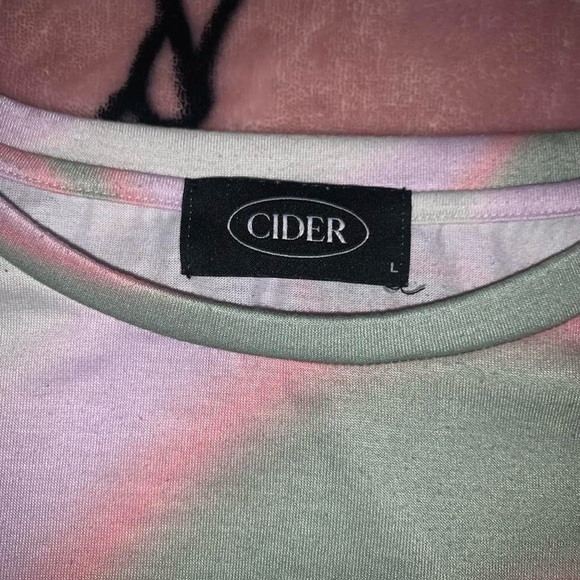 Cider “caught in the tide” oversized t-shirt, Women’s Large - Picture 2 of 3